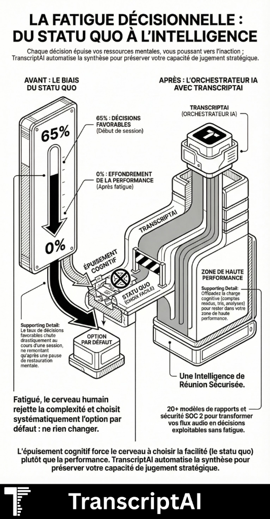 Decision Fatigue: Why 4 PM Meetings Are Doomed to Fail Infographic